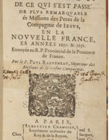 Relation de ce qui s'est passé de plus remarquable és missions des pères des la Compagnie de Jésus en La Nouvelle France, es années 1650 & 1651