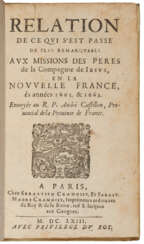 Relation de ce qui s'est passe de plus remarquable aux missions es Peres de la Compagnie de Iesus, en la Nouvelle France, es annees 1661 & 1662