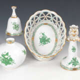 Vase, Leuchter, Schale und Tischglocke, - фото 1