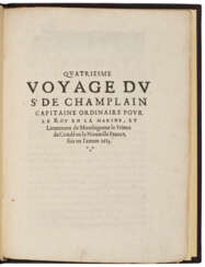 Quatriesme Voyage du Sr de Champlain