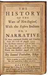 The History of the Wars of New-England, with the Eastern Indians