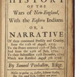 The History of the Wars of New-England, with the Eastern Indians - фото 1