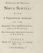 William Bollan. The Importance of Settling and Fortifying Nova Scotia
