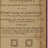 Narrative of the Defeat of the French Army at Lake-George - Foto 1