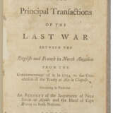 Memoirs of the Principal Transactions of the Last War between the English and French in North America - photo 1