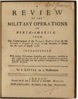 A Review of the Military Operations in North-America, from The Commencement of the French Hostilities on the Frontiers of Virginia in 1753, to the Surrender of Oswego, on the 14th of August, 1756