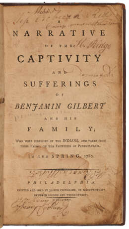 The Captivity and Sufferings of Benjamin Gilbert and His Family - photo 1