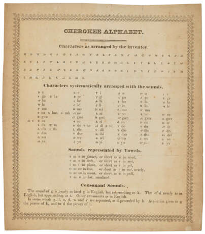Cherokee alphabet - Foto 1