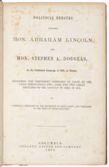 The celebrated debates of 1858