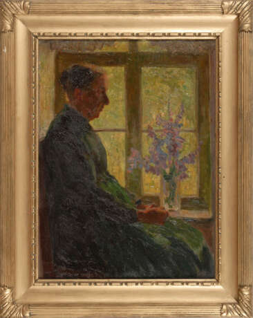 BERTHOLD, Hans James: Frau am Fenster. - photo 2