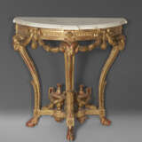 A LATE LOUIS XV GILTWOOD CONSOLE - фото 1