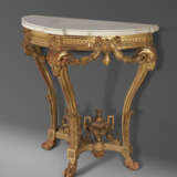A LATE LOUIS XV GILTWOOD CONSOLE - фото 3