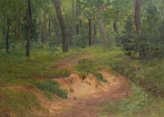 FÖRSTER, Berthold Paul: "Waldweg". - photo 1