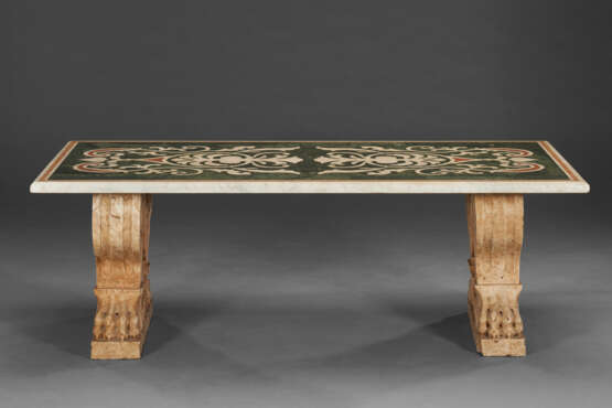 AN ITALIAN INLAID MARBLE LOW TABLE - photo 2