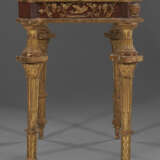 A PAIR OF NORTH ITALIAN GILTWOOD, FAUX PORPHYRY, LAPIS LAZULI AND MARBLE-MOUNTED CONSOLES - photo 14