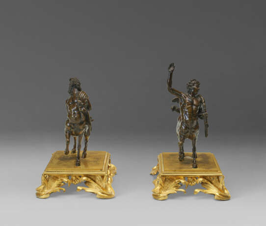A PAIR OF BRONZE MODELS OF THE FURIETTI CENTAURS - photo 5