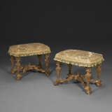 A PAIR OF NORTH ITALIAN GILTWOOD TABOURETS - photo 1