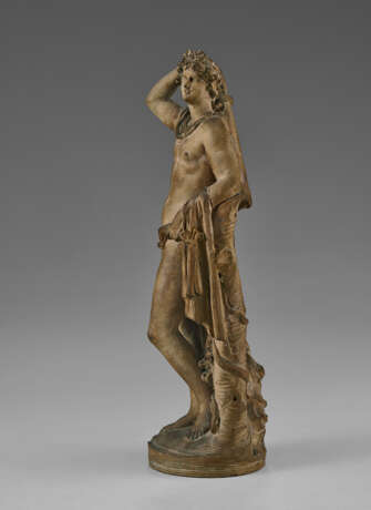 A TERRACOTTA FIGURE OF APOLLO - photo 3