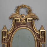 AN ITALIAN BROWN-PAINTED AND PARCEL-GILT MIRROR - photo 2