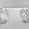 A PAIR OF LALIQUE GLASS 'CHENE' CEILING LIGHTS - Аукционные цены