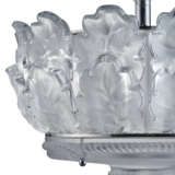 A PAIR OF LALIQUE GLASS 'CHENE' CEILING LIGHTS - фото 4