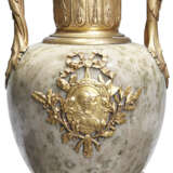 A PAIR OF FRENCH ORMOLU-MOUNTED MARBLE TWO-HANDLED VASES AND COVERS - photo 6
