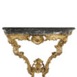 A REGENCE GILTWOOD CONSOLE TABLE - Auktionsware