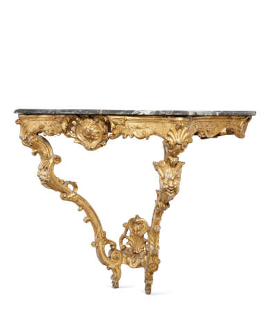 A REGENCE GILTWOOD CONSOLE TABLE - photo 4