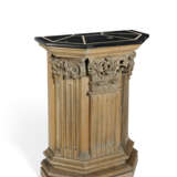 A PAIR OF CARVED OAK PEDESTALS - photo 3