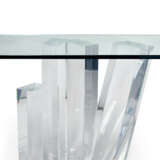 A GLASS AND ACRYLIC CONSOLE TABLE - Foto 5