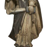FIVE SPANISH COLONIAL GILT AND POLYCHROME-DECORATED CARVED WOOD RELIGIOUS FIGURES - Foto 6