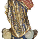 FIVE SPANISH COLONIAL GILT AND POLYCHROME-DECORATED CARVED WOOD RELIGIOUS FIGURES - photo 9