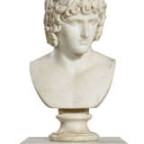A WHITE MARBLE HEAD OF A YOUTH - photo 3