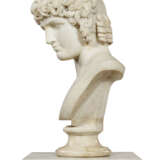 A WHITE MARBLE HEAD OF A YOUTH - photo 4