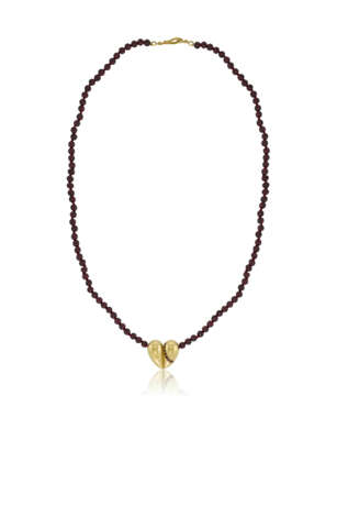 KIESLSTEIN-CORD GARNET, COLORED DIAMOND AND GOLD NECKLACE - фото 1