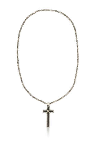 CHROME HEARTS DIAMOND AND SILVER 'MAPPLETHORNE' PENDANT-NECKLACE - photo 1