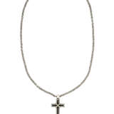 CHROME HEARTS DIAMOND AND SILVER 'MAPPLETHORNE' PENDANT-NECKLACE - фото 1