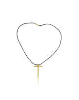 GUCCI GOLD CROSS PENDANT-NECKLACE
