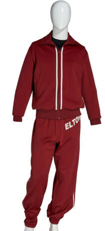 A MAROON COTTON TRACK SUIT - фото 1