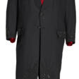 A BLACK WOOL AND RHINESTONE CUSTOM SUIT - Auction Items