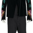 A BLACK VELVET AND SEQUINED JACKET - Auction prices