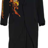 A PAINTED BLACK CREPE TAILCOAT AND TROUSERS - фото 1