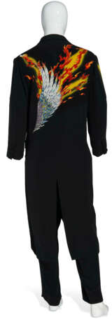 A PAINTED BLACK CREPE TAILCOAT AND TROUSERS - фото 2