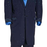 A RHINESTONE COVERED NAVY WOOL SUIT - фото 1