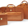 A SET OF THREE FITTED TAN LEATHER LUGGAGE FOR A FERRARI 456 GT - Auction archive