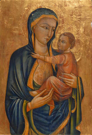 Ikone mit Maria und Kind. - photo 2