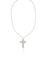 VERSACE DIAMOND CROSS PENDANT