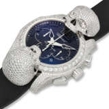 CHOPARD. A PIECE UNIQUE 18K WHITE GOLD AND DIAMOND SET AUTOMATIC CHRONOGRAPH WRISTWATCH WITH DATE - photo 2