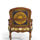 A PAIR OF FRENCH PARCEL-GILT AND STAINED BEECH FAUTEUILS - фото 5