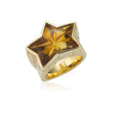 STEPHEN WEBSTER CITRINE AND GOLD RING - photo 1